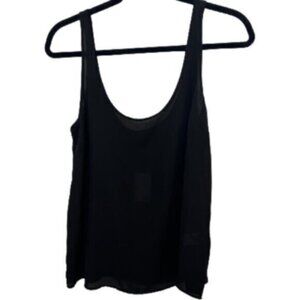 NWT Black Scoopneck Blouse